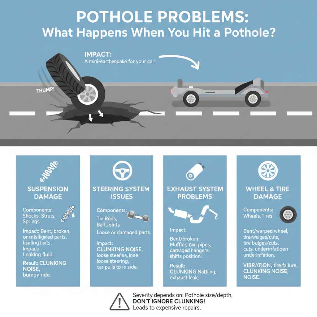 What Happens When You Hit a Pothole