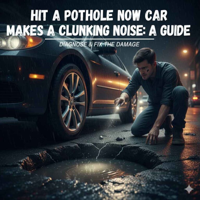 Hit a Pothole Now Car Makes a Clunking Noise
