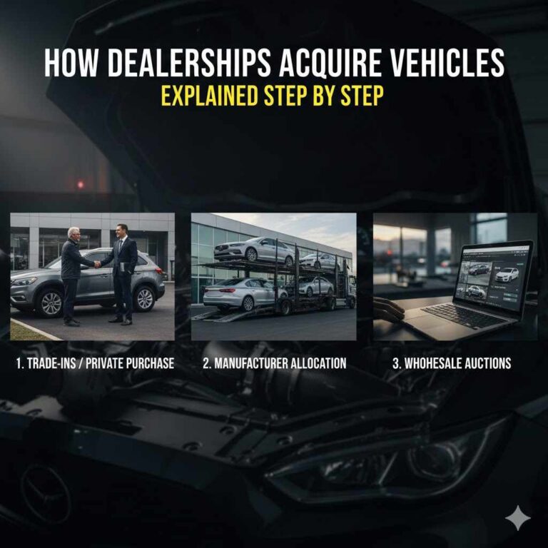 How Dealerships Acquire Vehicles Explained Step By Step