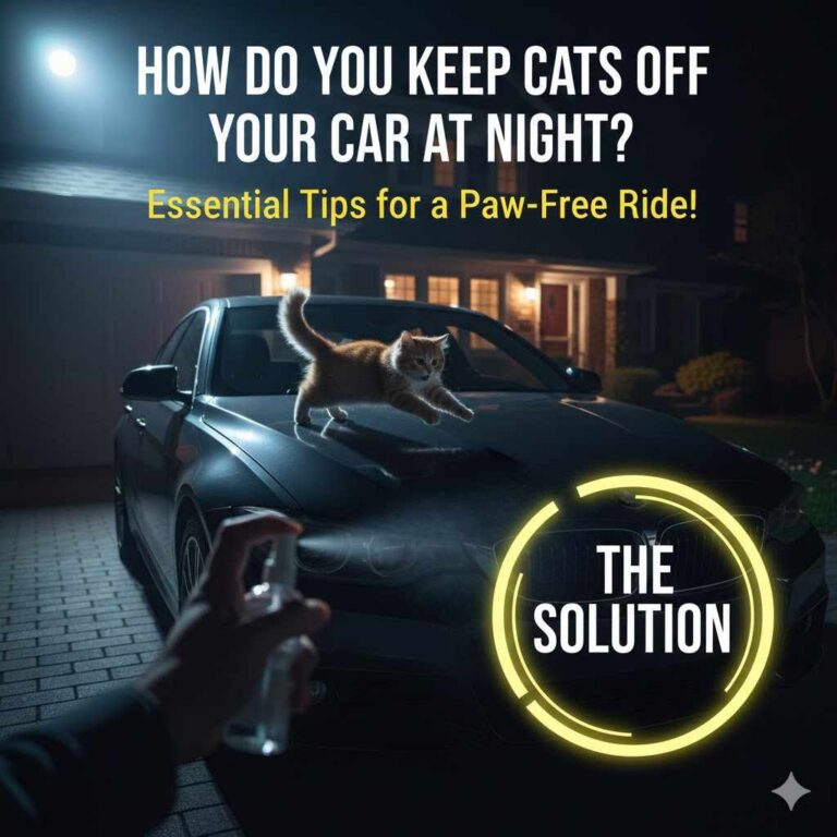 How Do You Keep Cats Off Your Car At Night