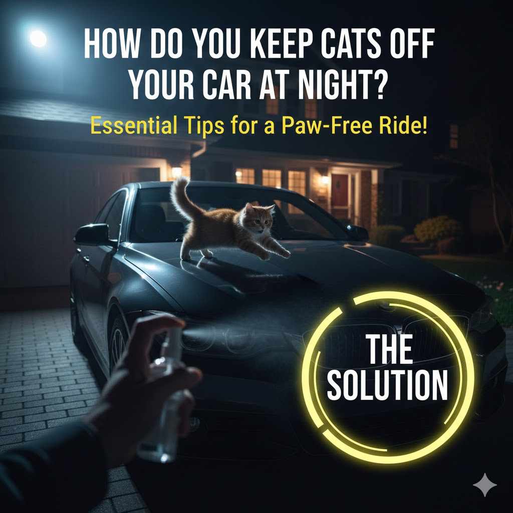 How Do You Keep Cats Off Your Car At Night