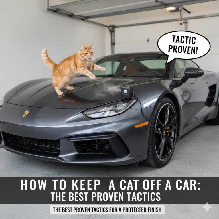 How To Keep a Cat Off a Car