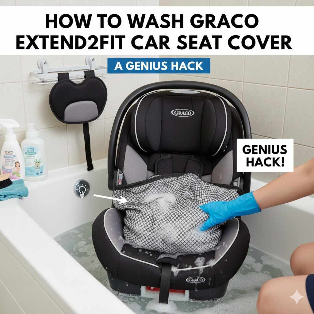 How To Wash Graco Extend2fit Car Seat Cover A Genius Hack