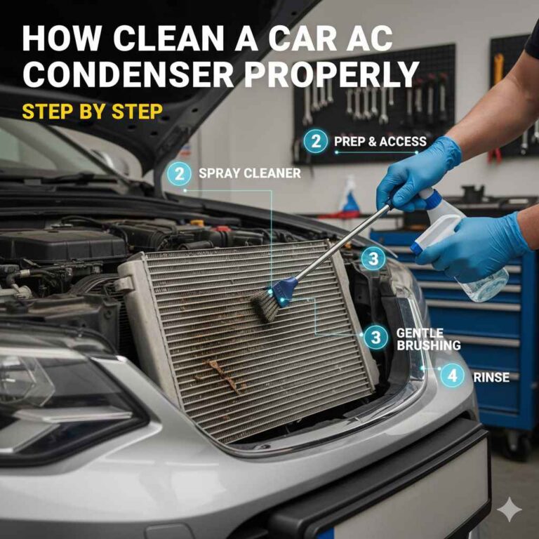 How to Clean a Car AC Condenser Properly Step by Step