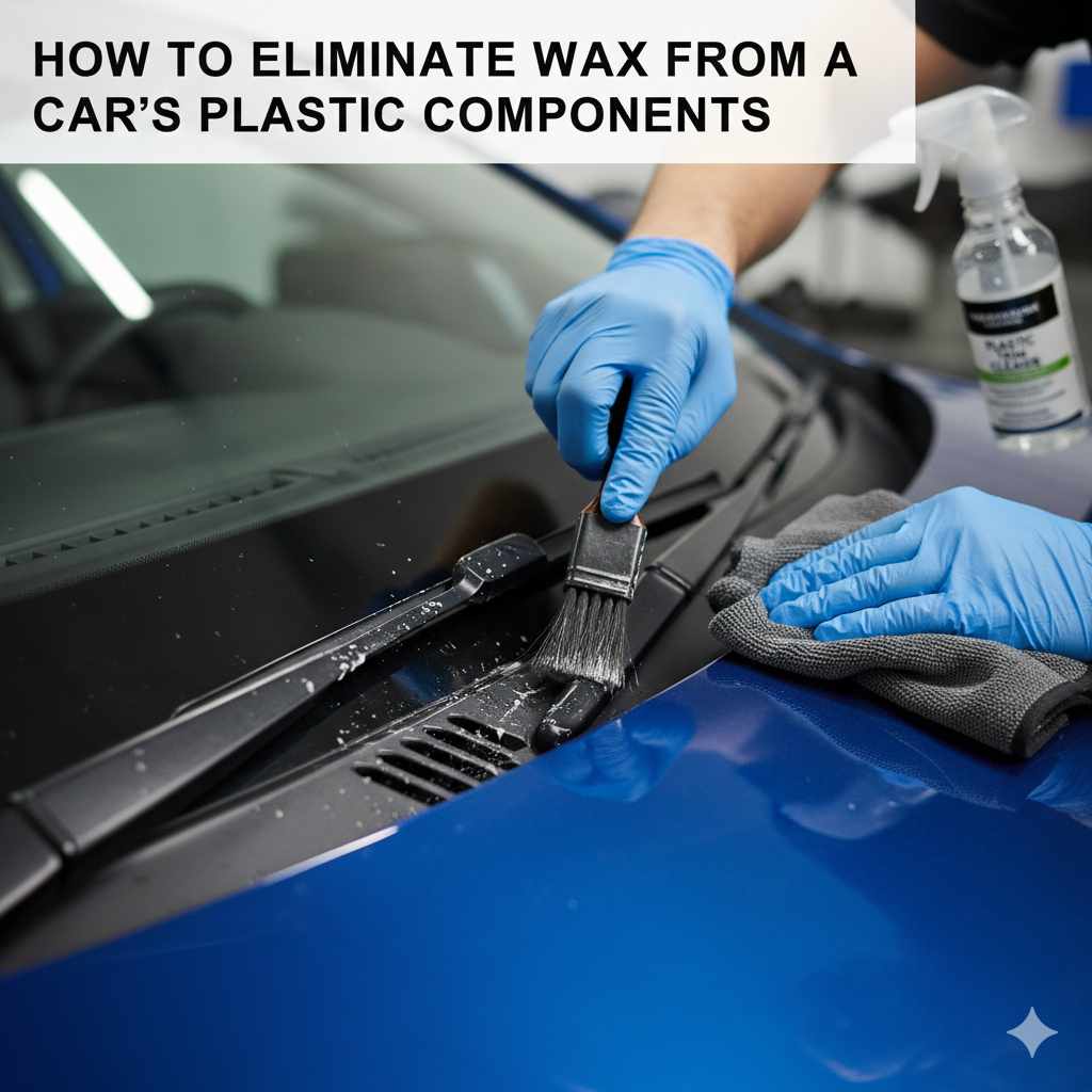 How to Eliminate Wax From a Car's Plastic Components