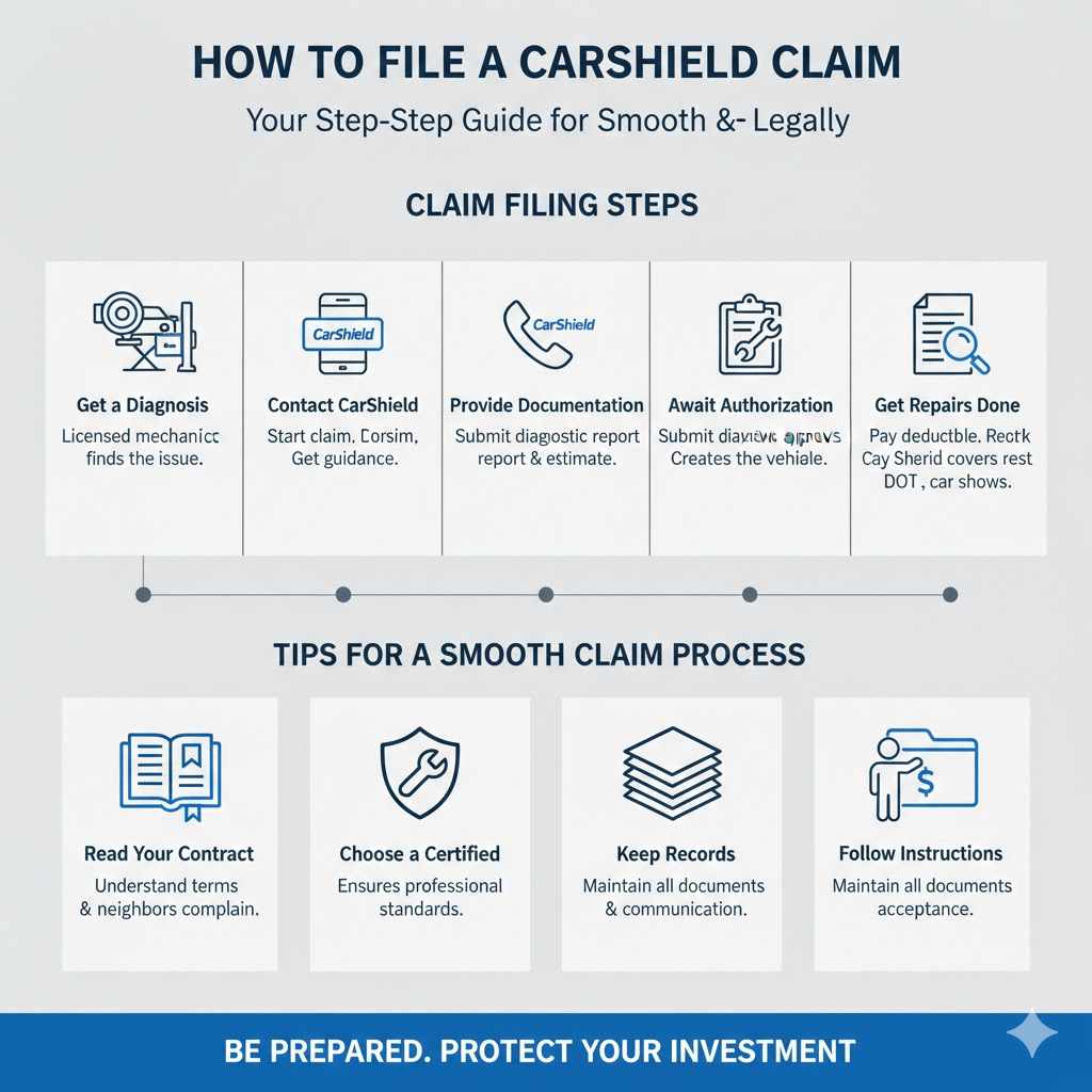How to File a CarShield Claim

