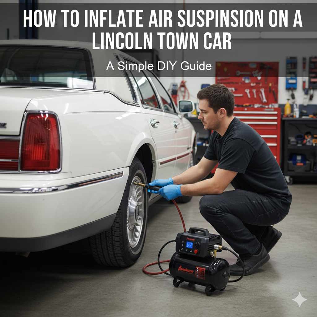 How to Inflate Air Suspension on a Lincoln Town Car