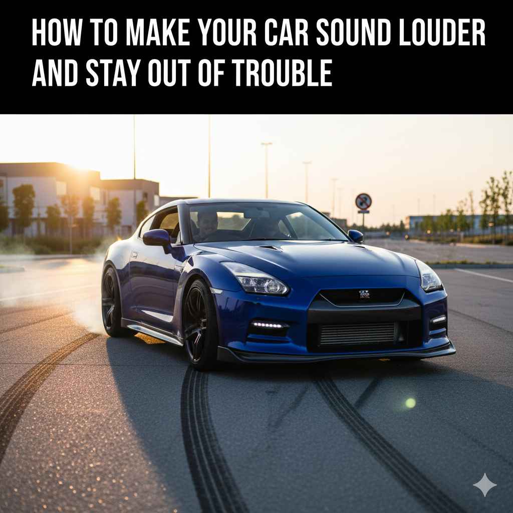 How to Make Your Car Sound Louder and Stay Out of Trouble