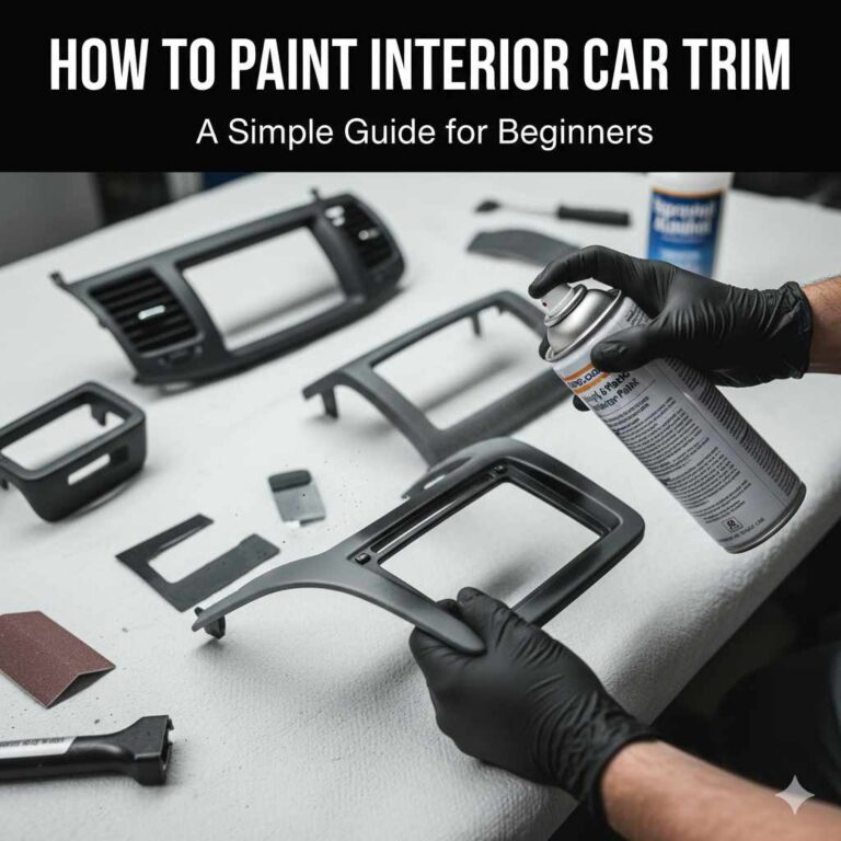 How to Paint Interior Car Trim