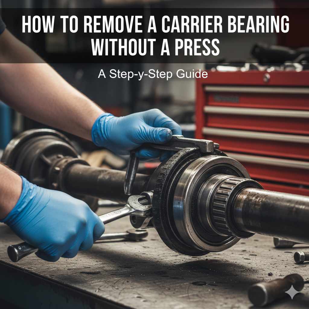 How to Remove a Carrier Bearing Without a Press