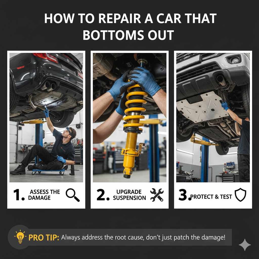 How to Repair a Car That Bottoms Out Effectively