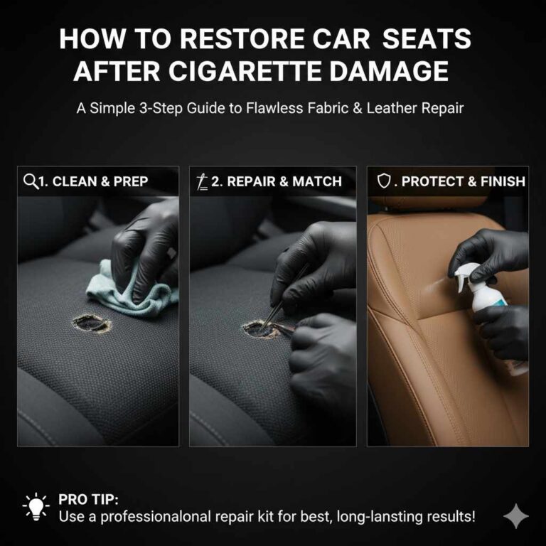 How to Restore Car Seats After Cigarette Damage