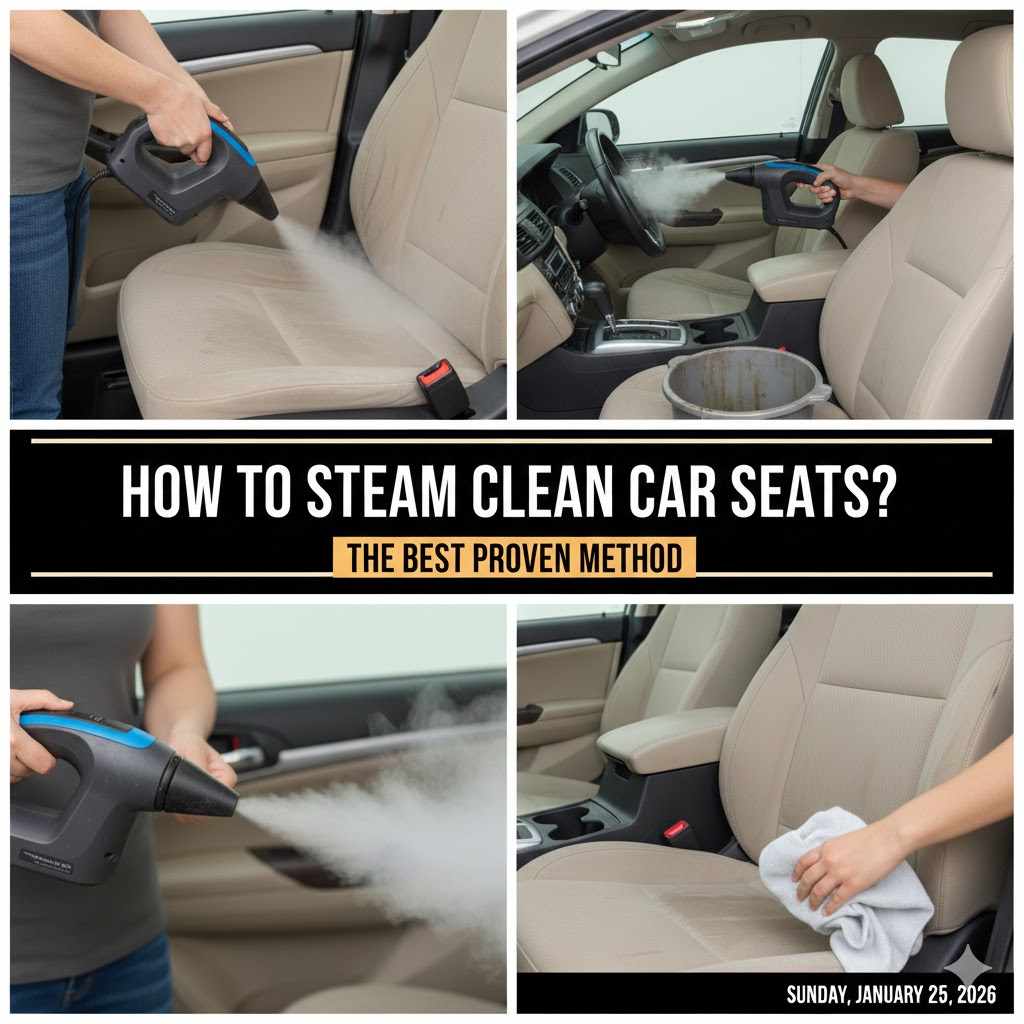 How to Steam Clean Car Seats
