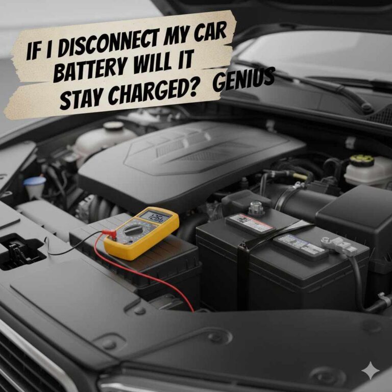 If I Disconnect My Car Battery Will It Stay Charged