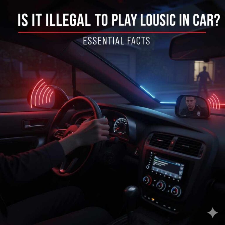 Is It Illegal To Play Loud Music In Car