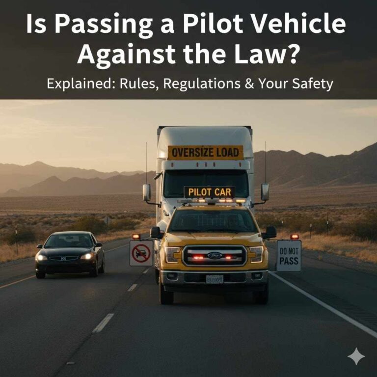 Is Passing a Pilot Vehicle Against the Law Explained
