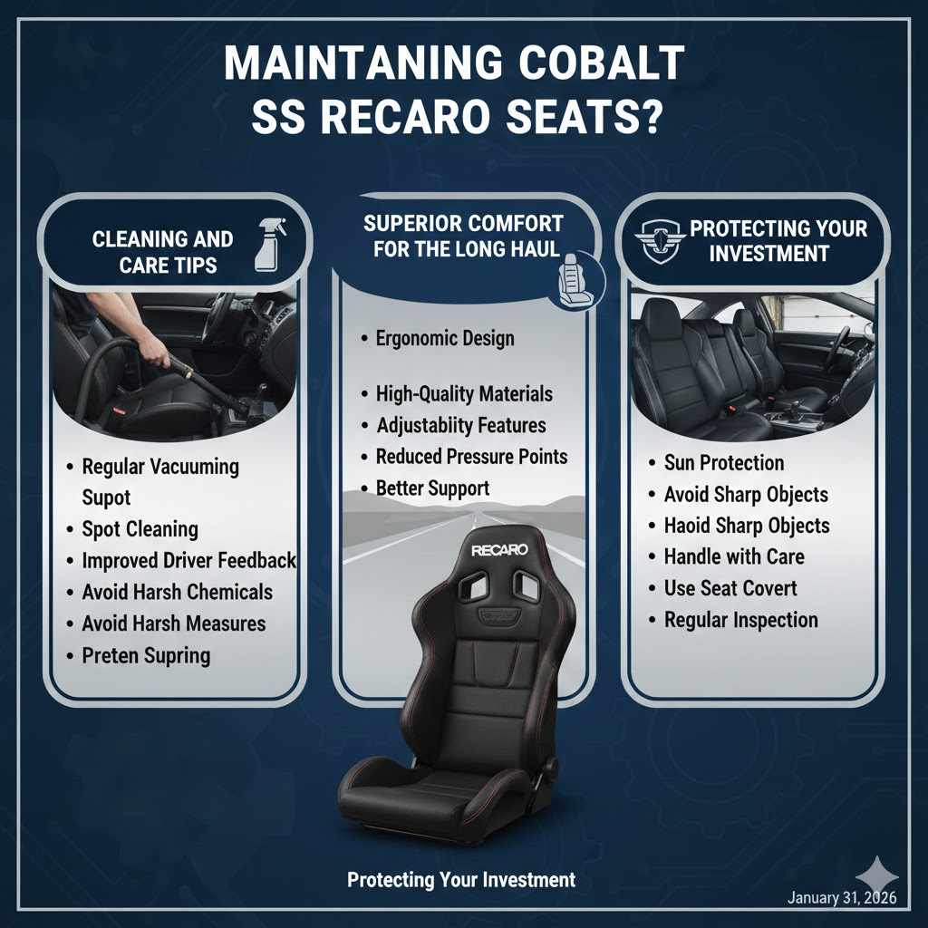 Maintaining Cobalt SS Recaro Seats