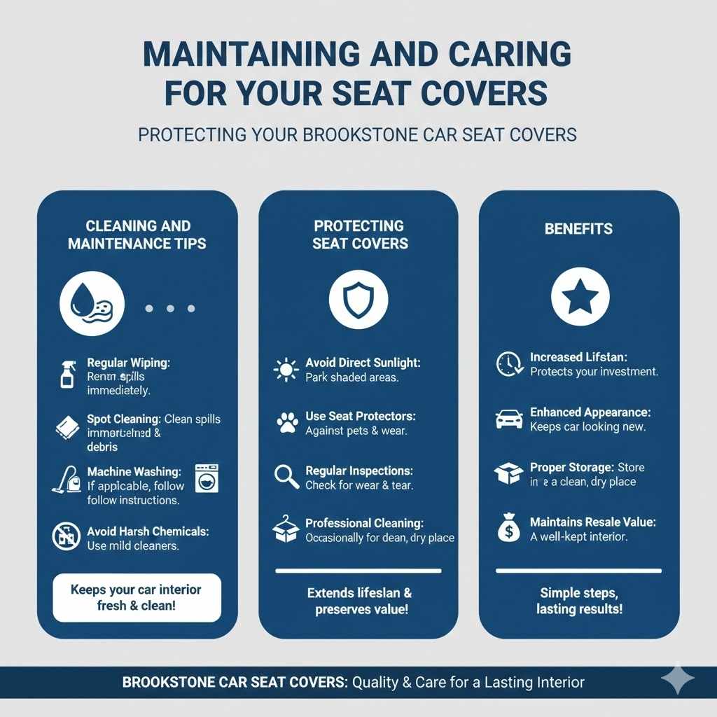 Maintaining and Caring for Your Seat Covers


