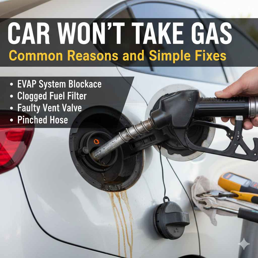 Car Won't Take Gas