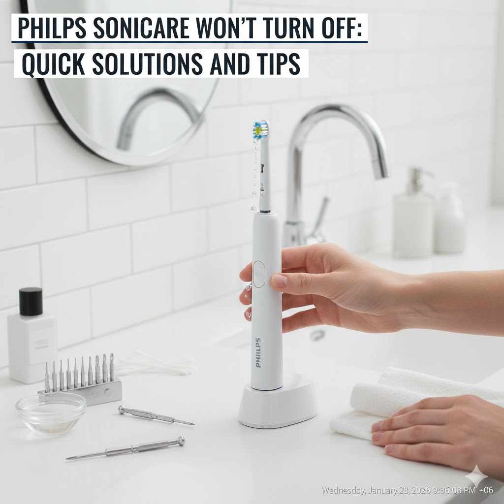 Philips Sonicare Won't Turn Off