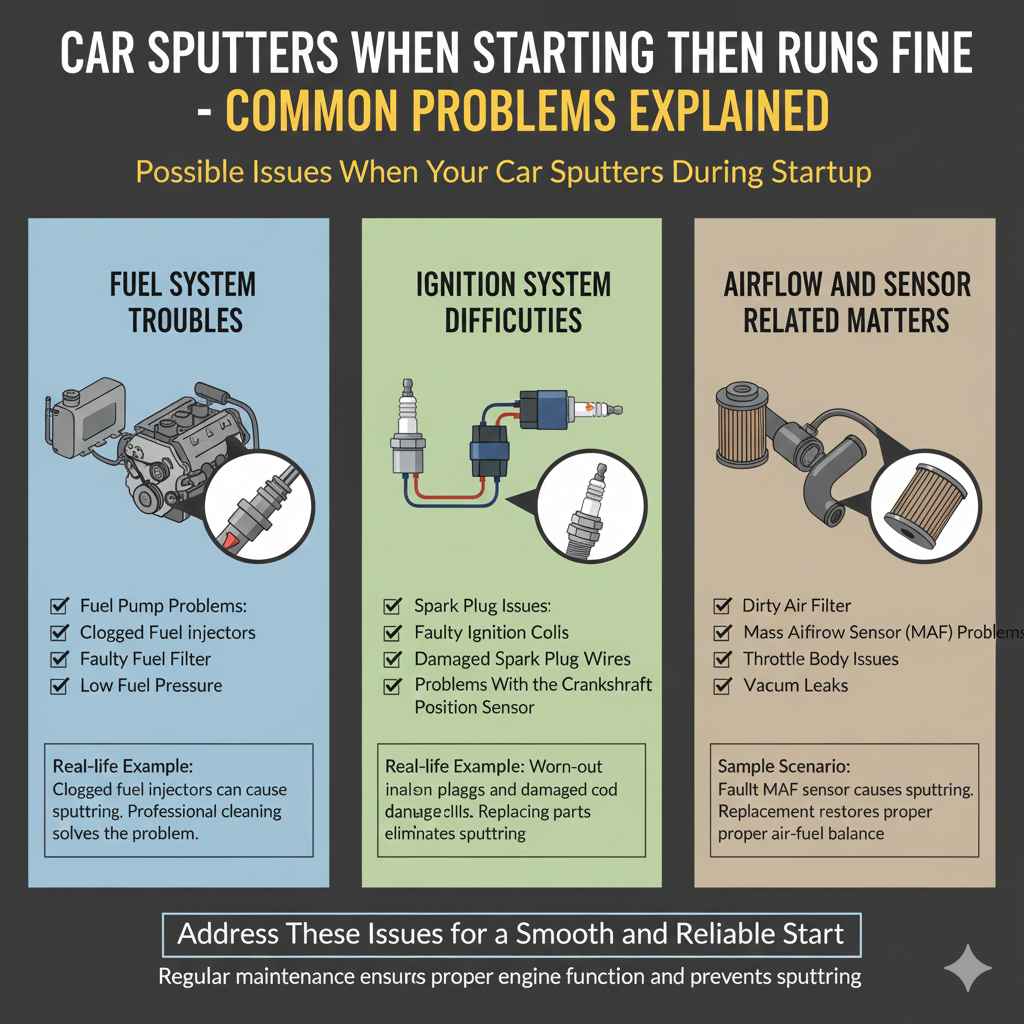 Possible Issues When Your Car Sputters During Startup