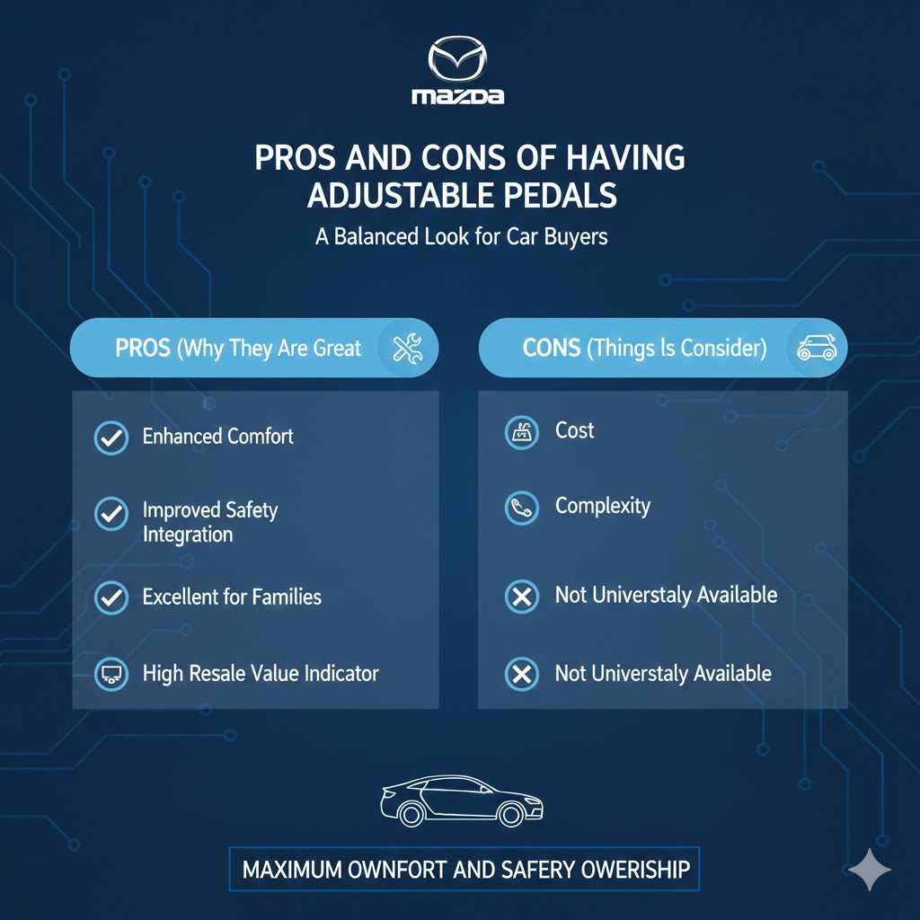 Pros and Cons of Having Adjustable Pedals

