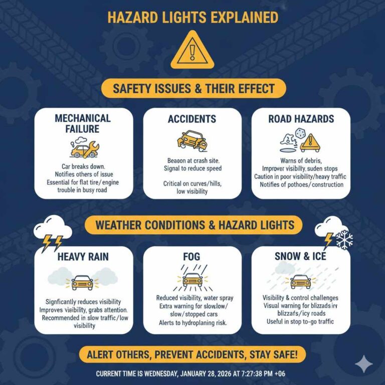 Why Cars Drive With Hazard Lights On Together Explained Simply