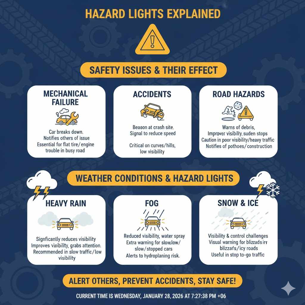 Reasons For Hazard Light Usage Explained