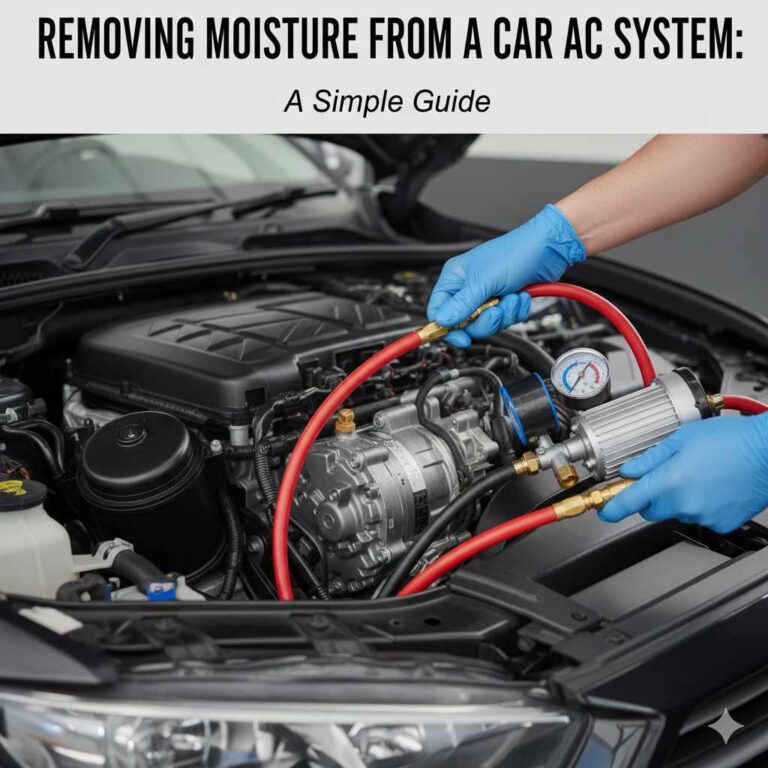 Removing Moisture From a Car AC System