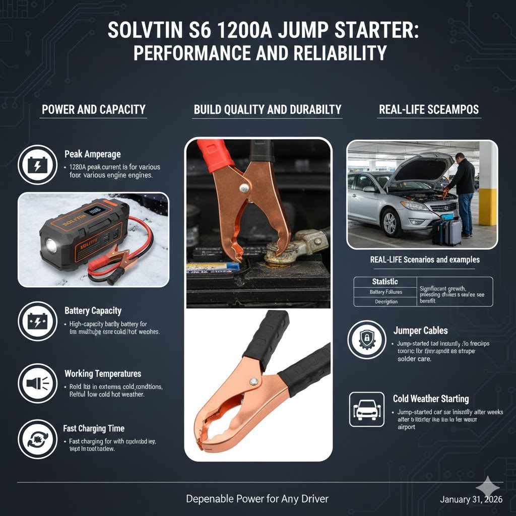 Solvtin S6 1200A Jump Starter