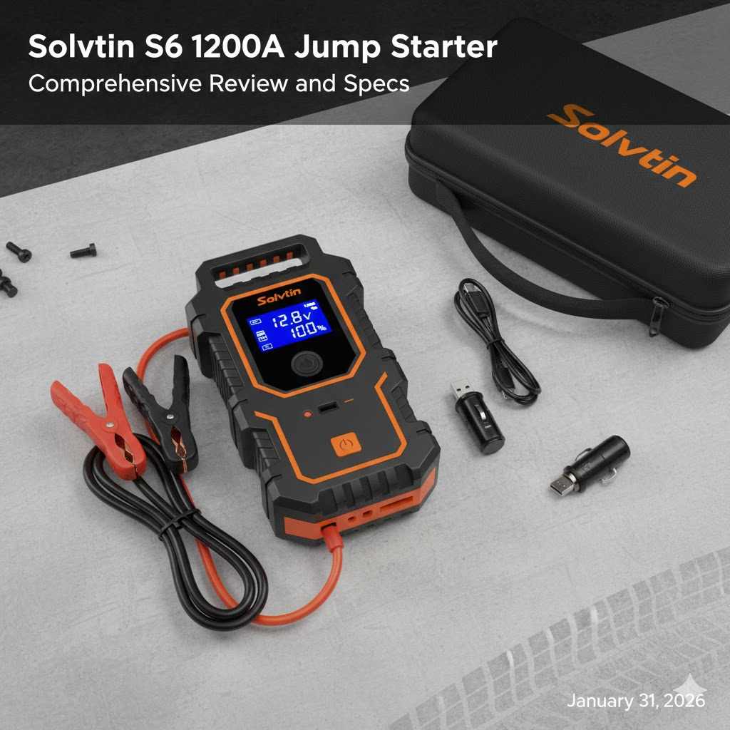 Solvtin S6 1200A Jump Starter