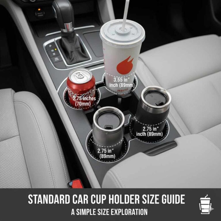 Standard Car Cup Holder Size Guide