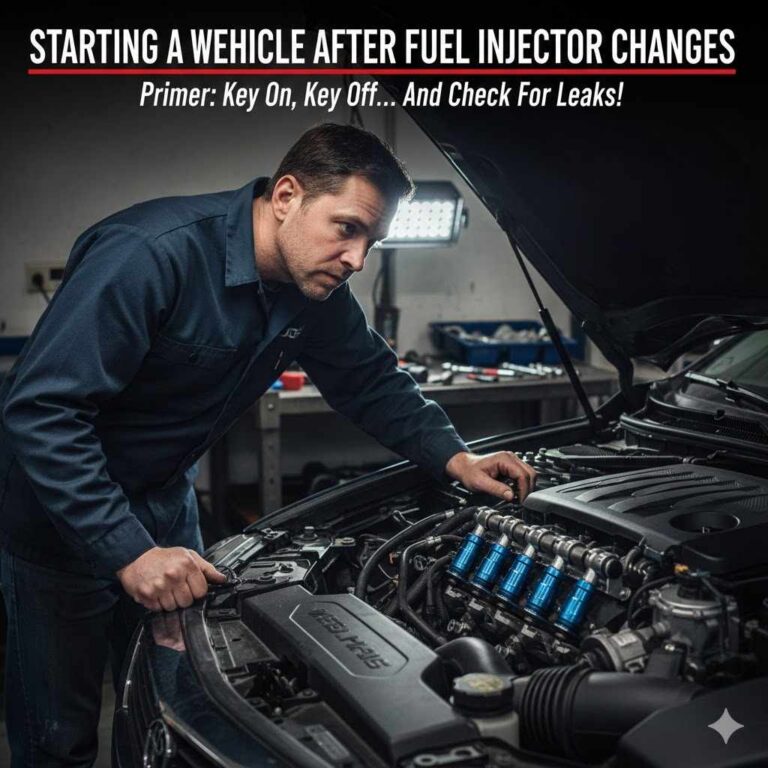 Starting a Vehicle After Fuel Injector Changes