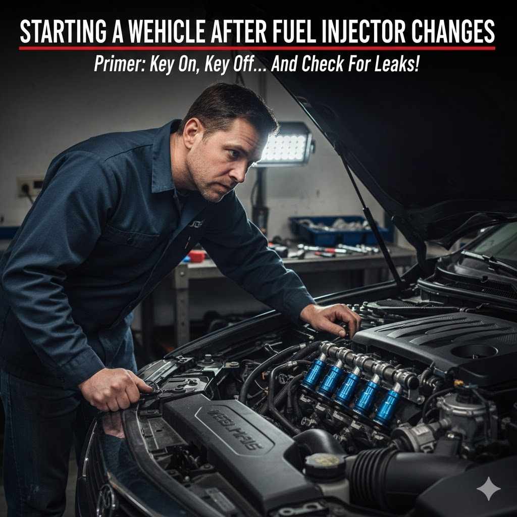 Starting a Vehicle After Fuel Injector Changes