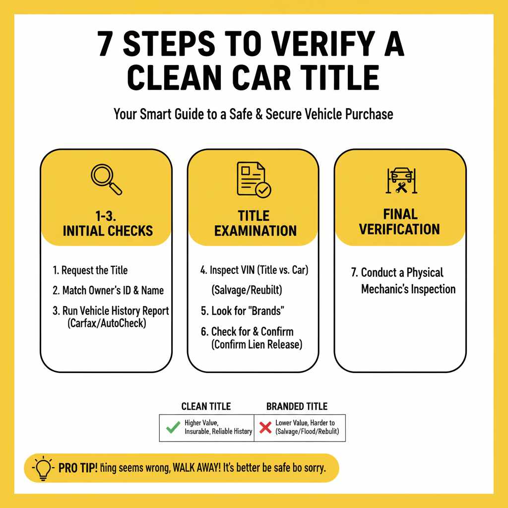 Steps for Verifying a Clean Title