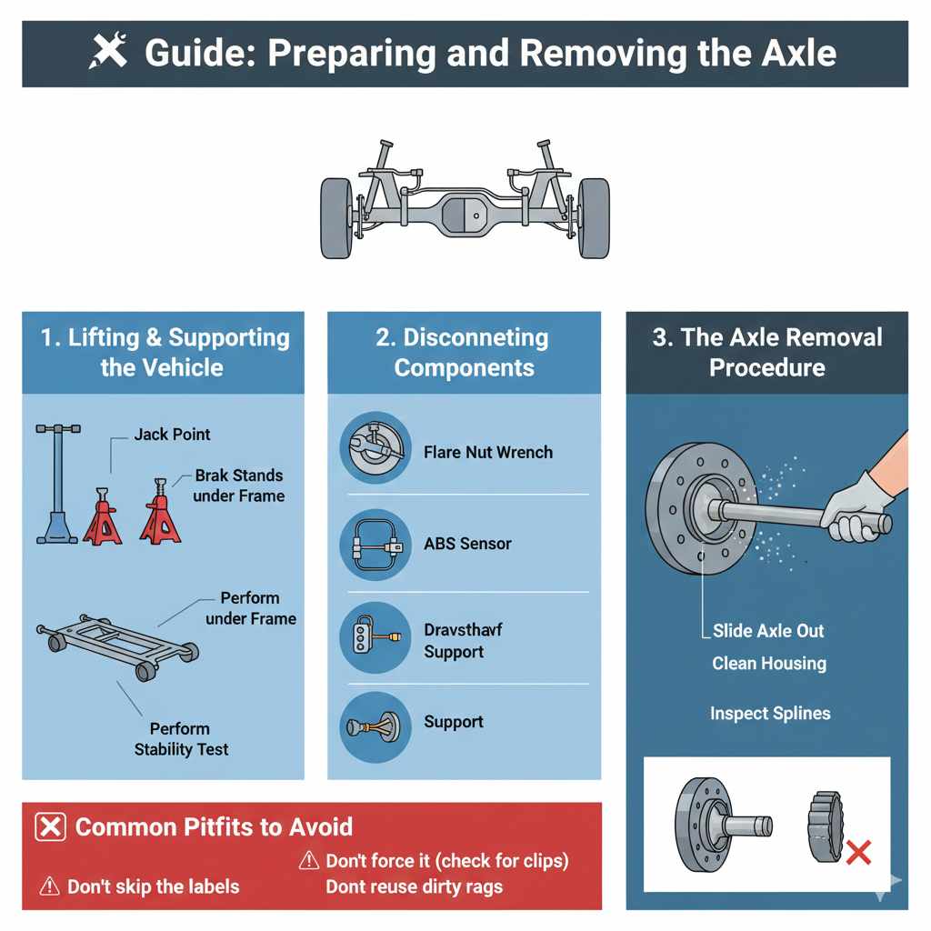Taking Apart the Axle
