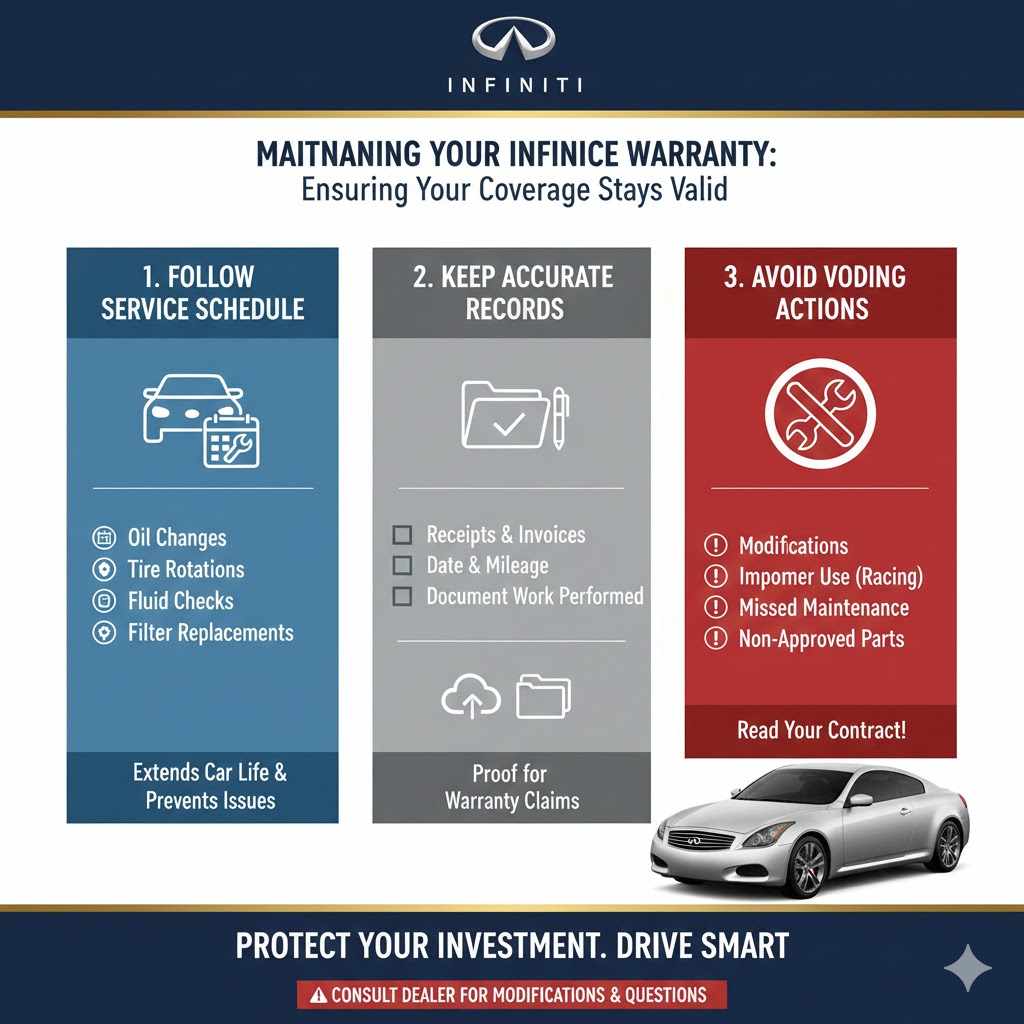 Tips for Maintaining Your Infiniti Warranty

