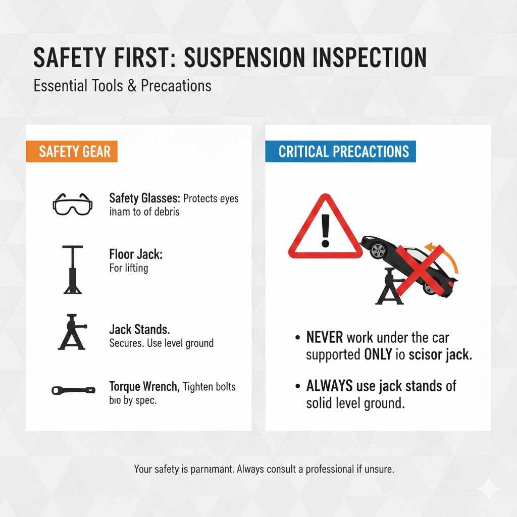 Tools and Precautions When Inspecting Suspension