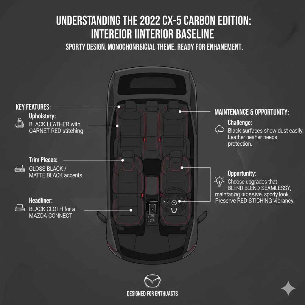 Understanding the 2022 CX-5 Carbon Edition Interior Baseline

