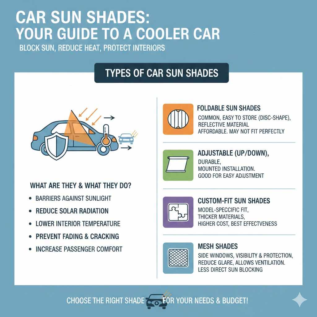 What Are Car Sun Shades and What Do They Do?