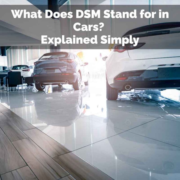 What Does DSM Stand for in Cars