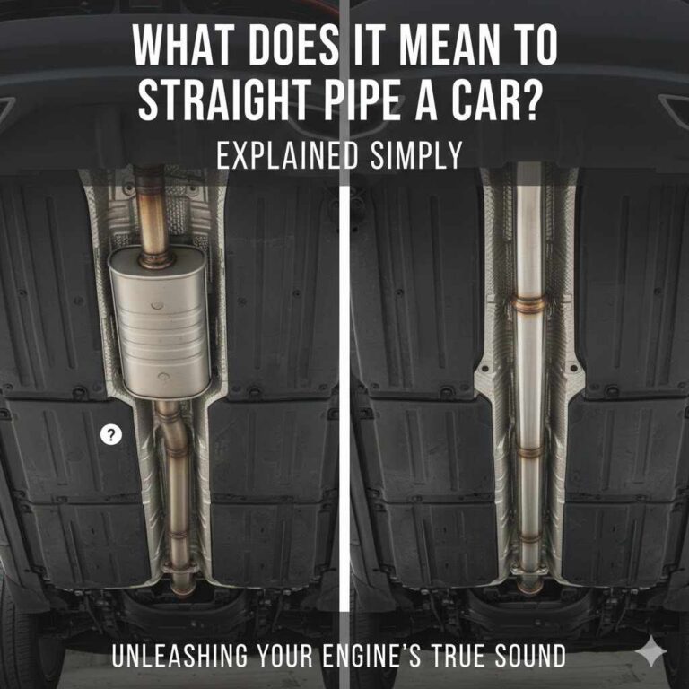What Does It Mean to Straight Pipe a Car?
