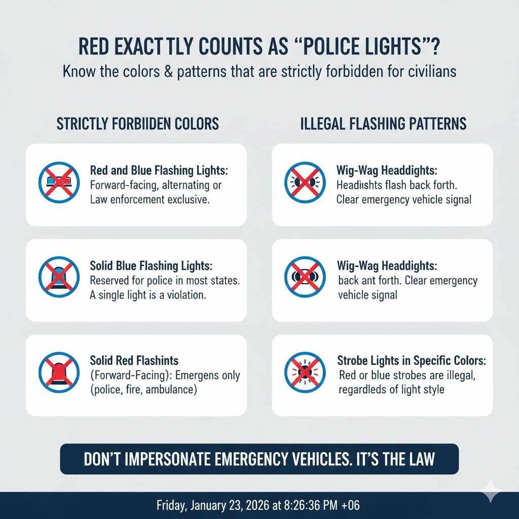 What Exactly Counts as Police Lights
