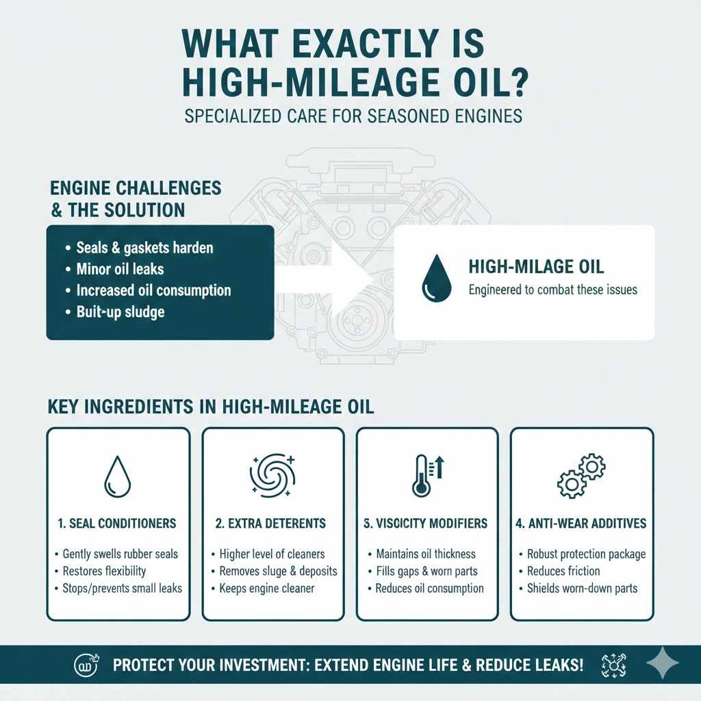 What Exactly Is High-Mileage Oil