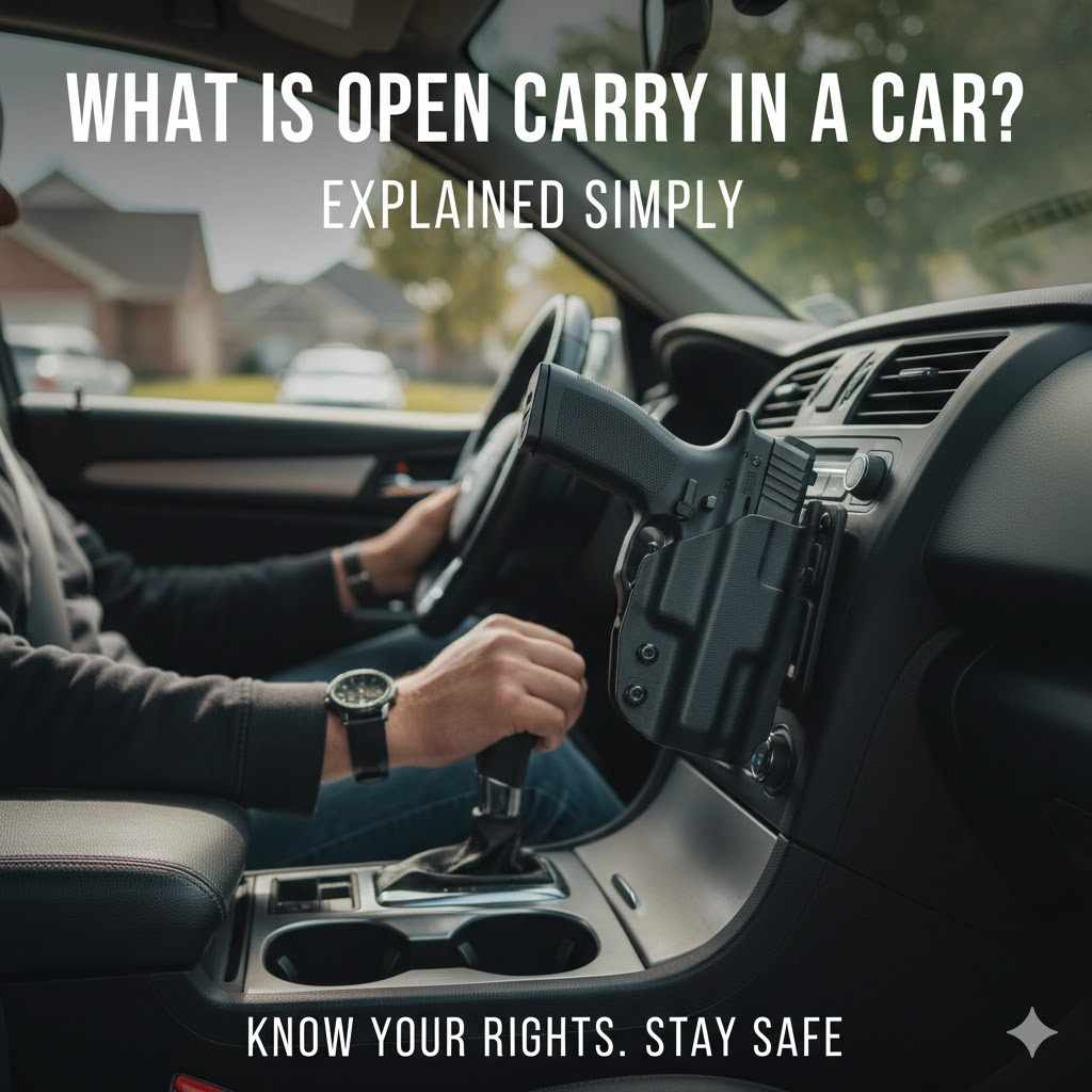 What Is Considered Open Carry in a Car