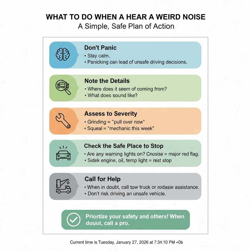 What To Do When You Hear a Weird Noise