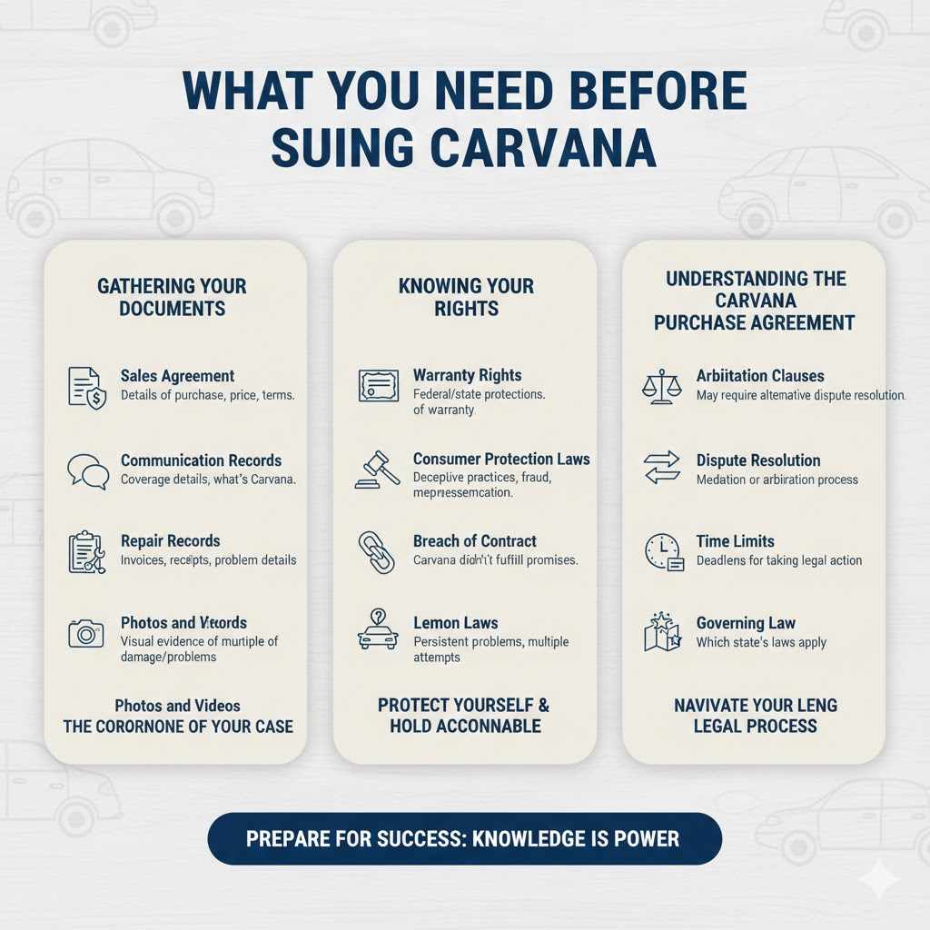 What You Need Before Suing Carvana

