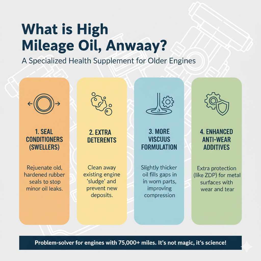 What is High Mileage Oil, Anyway