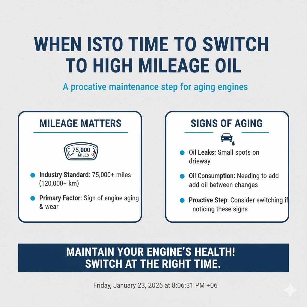 When Is It Time to Switch to High Mileage Oil