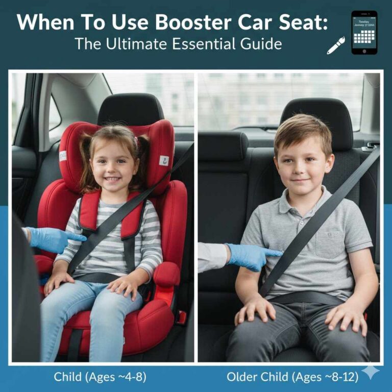 When To Use Booster Car Seat